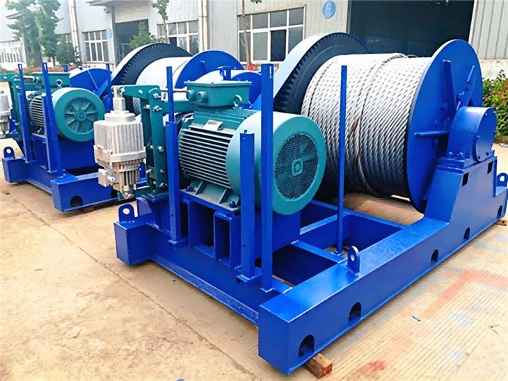 JM Electric Wire Rope Winch